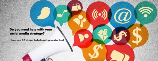 colorful social media icons